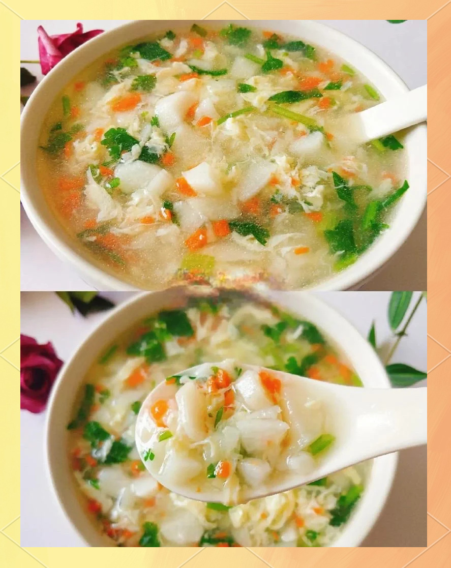 山药胡萝卜素菜汤(山药胡萝卜汤素汤)