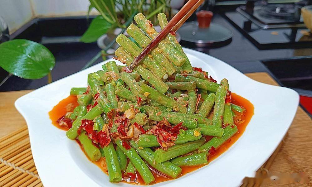 凉菜粗豆角(凉办菜豆角)