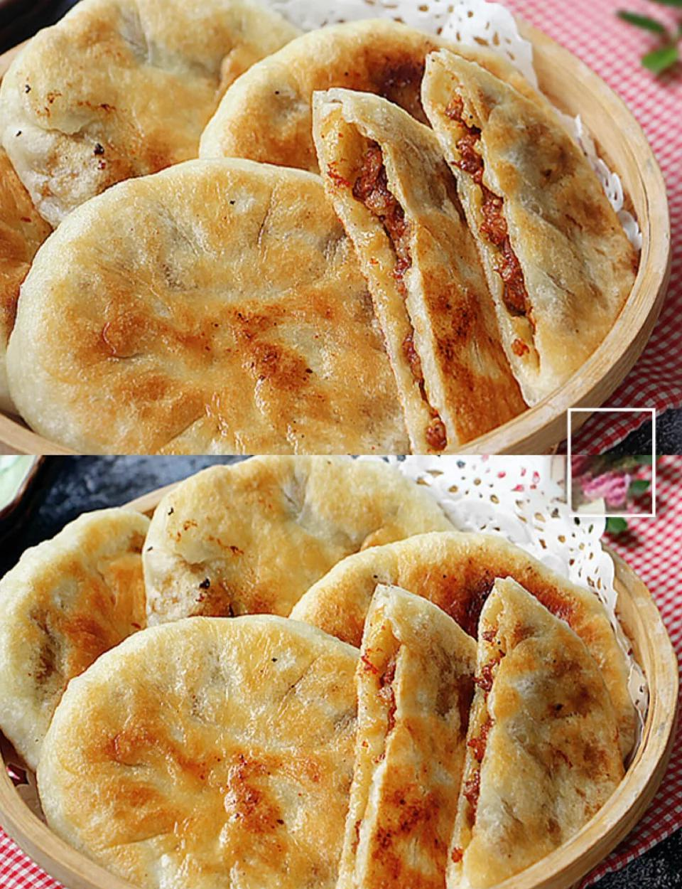 肉馅煎饼小吃(猪肉馅煎饼) 肉馅煎饼小吃(猪肉馅煎饼)