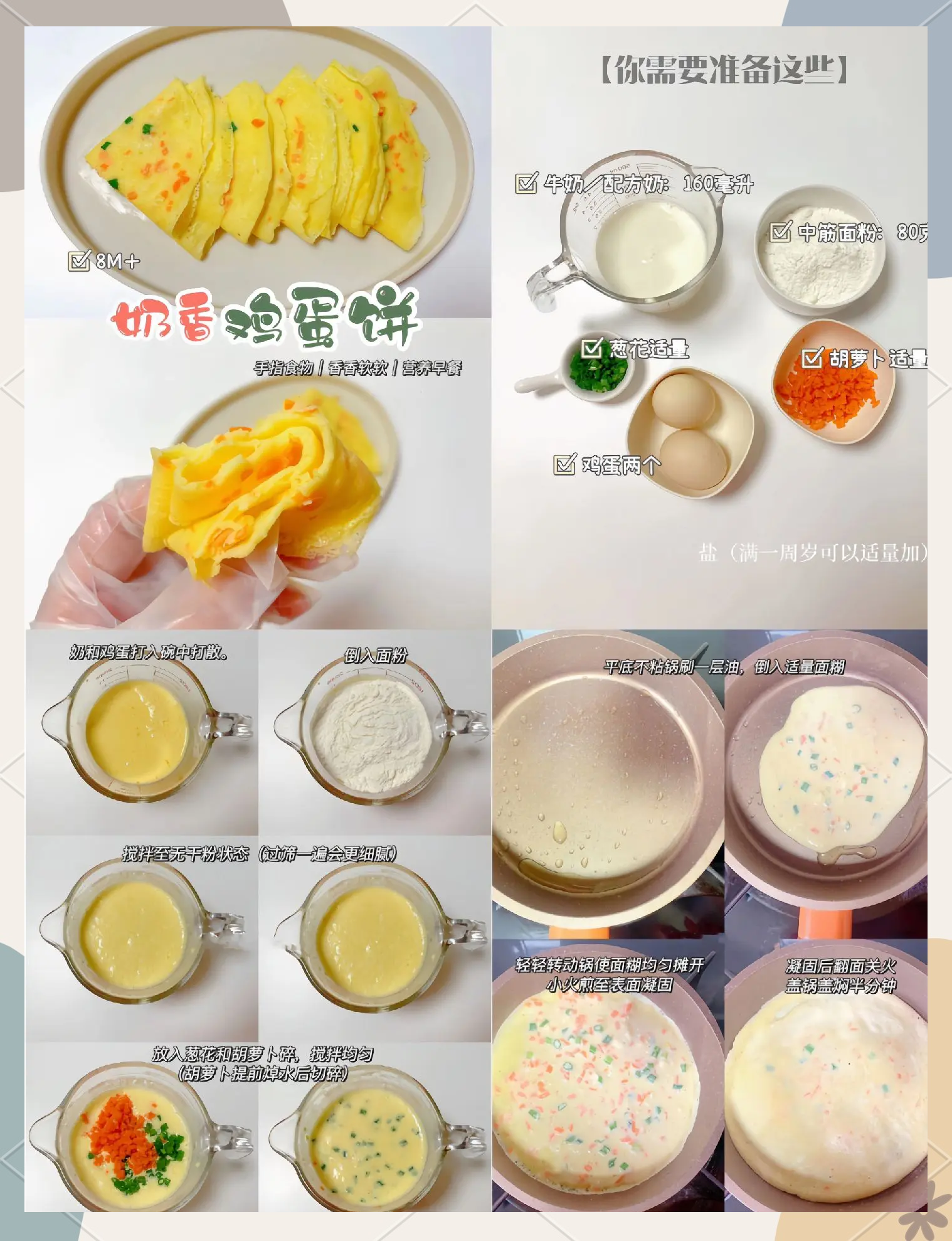 鸡蛋饼做法大全家常(鸡蛋饼的做法家常做法)