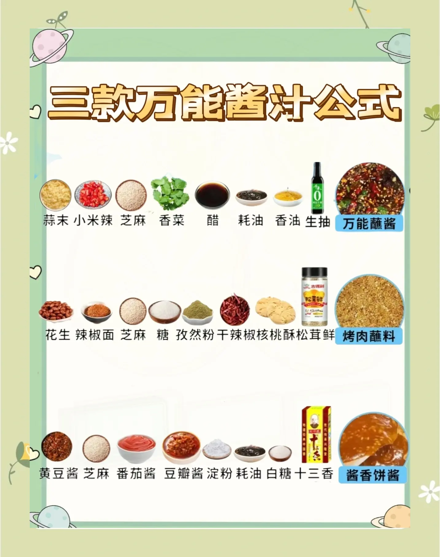 家常面调料怎么配(最好吃的面调料配方) 家常面调料怎么配(最好吃的面调料配方)