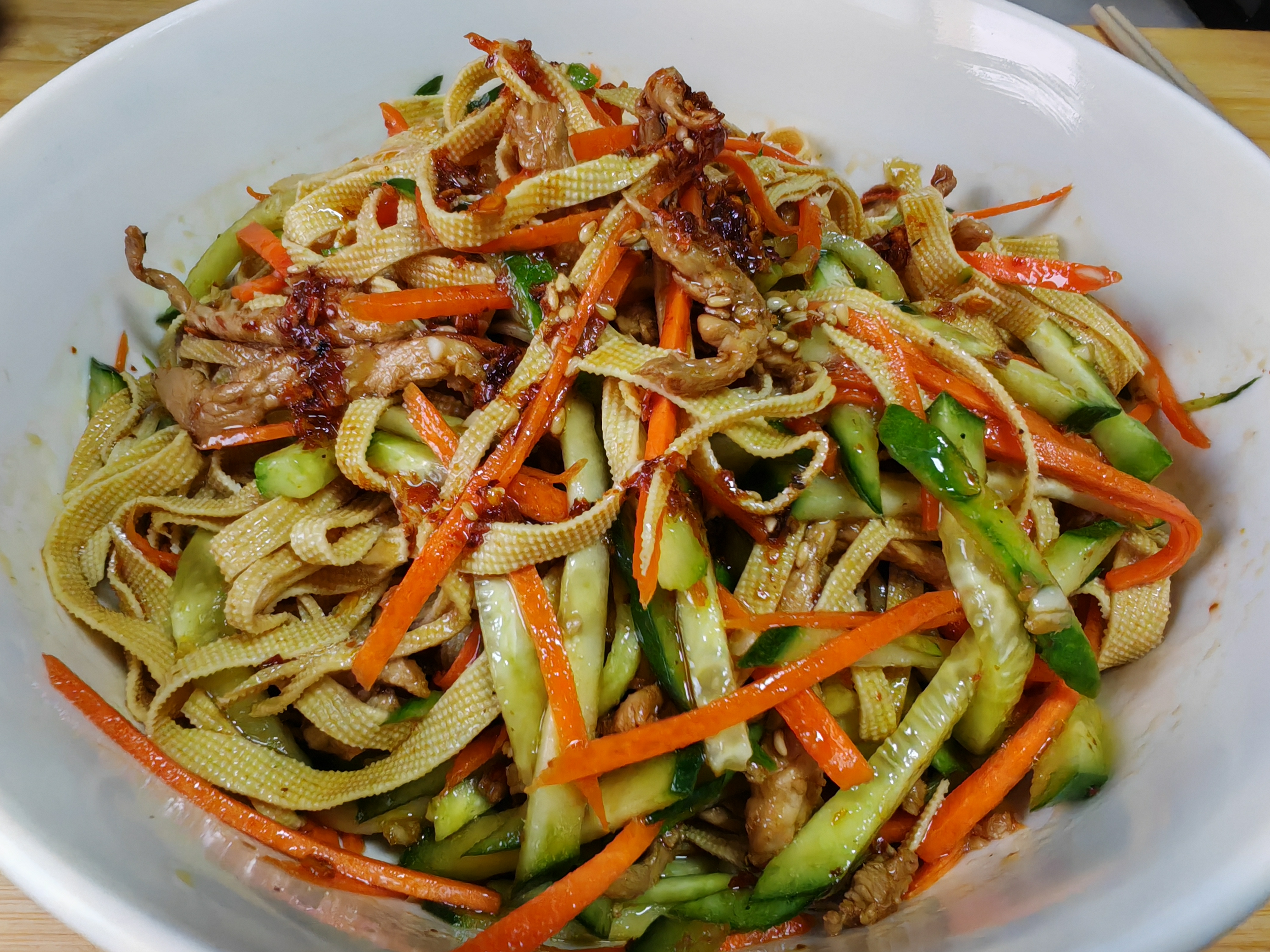 萝卜条黄瓜条凉菜(萝卜黄瓜做的菜) 萝卜条黄瓜条凉菜(萝卜黄瓜做的菜)