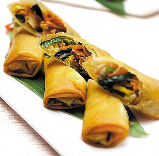 素菜春卷图片大全(素菜春卷图片大全大图)