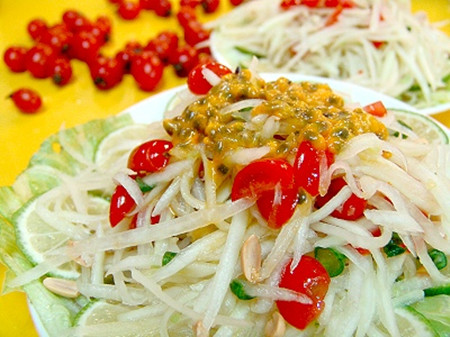 木瓜的凉菜做法(木瓜做凉菜,叫什么名字)