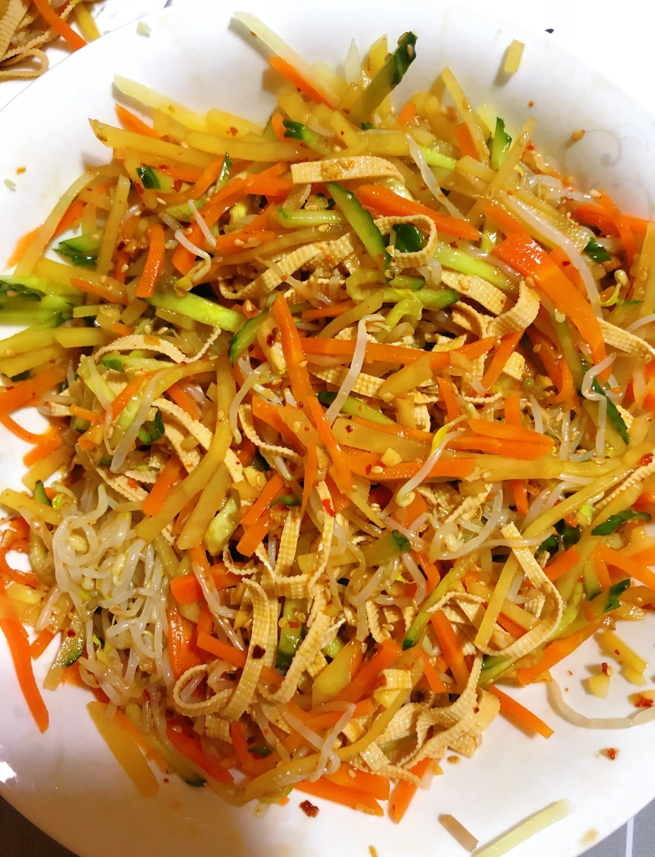 青卷凉菜(卷筒青菜)