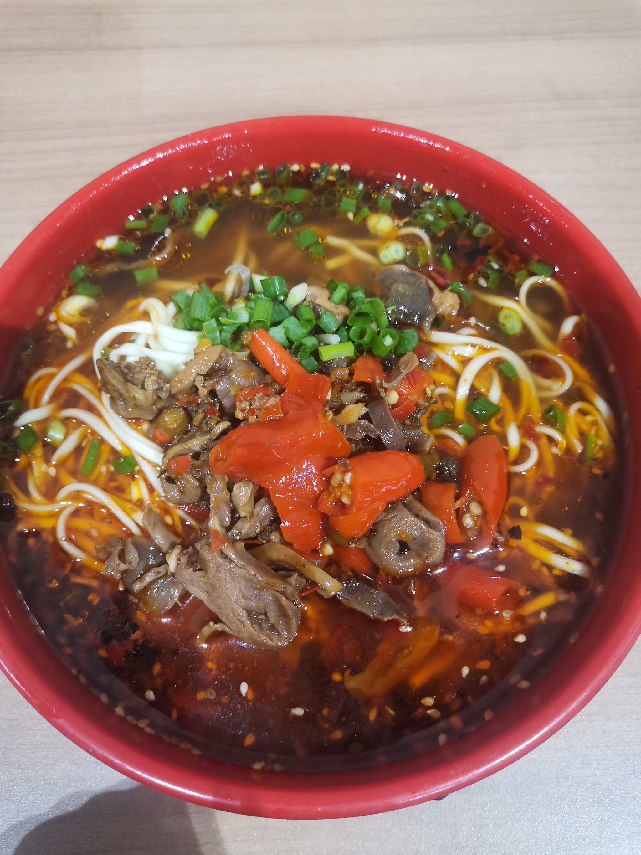 特色鸡杂面(鸡杂拌面) 特色鸡杂面(鸡杂拌面)