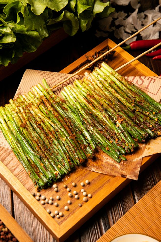 烧烤素菜摆盘图片大全(烧烤素菜有什么好吃的)