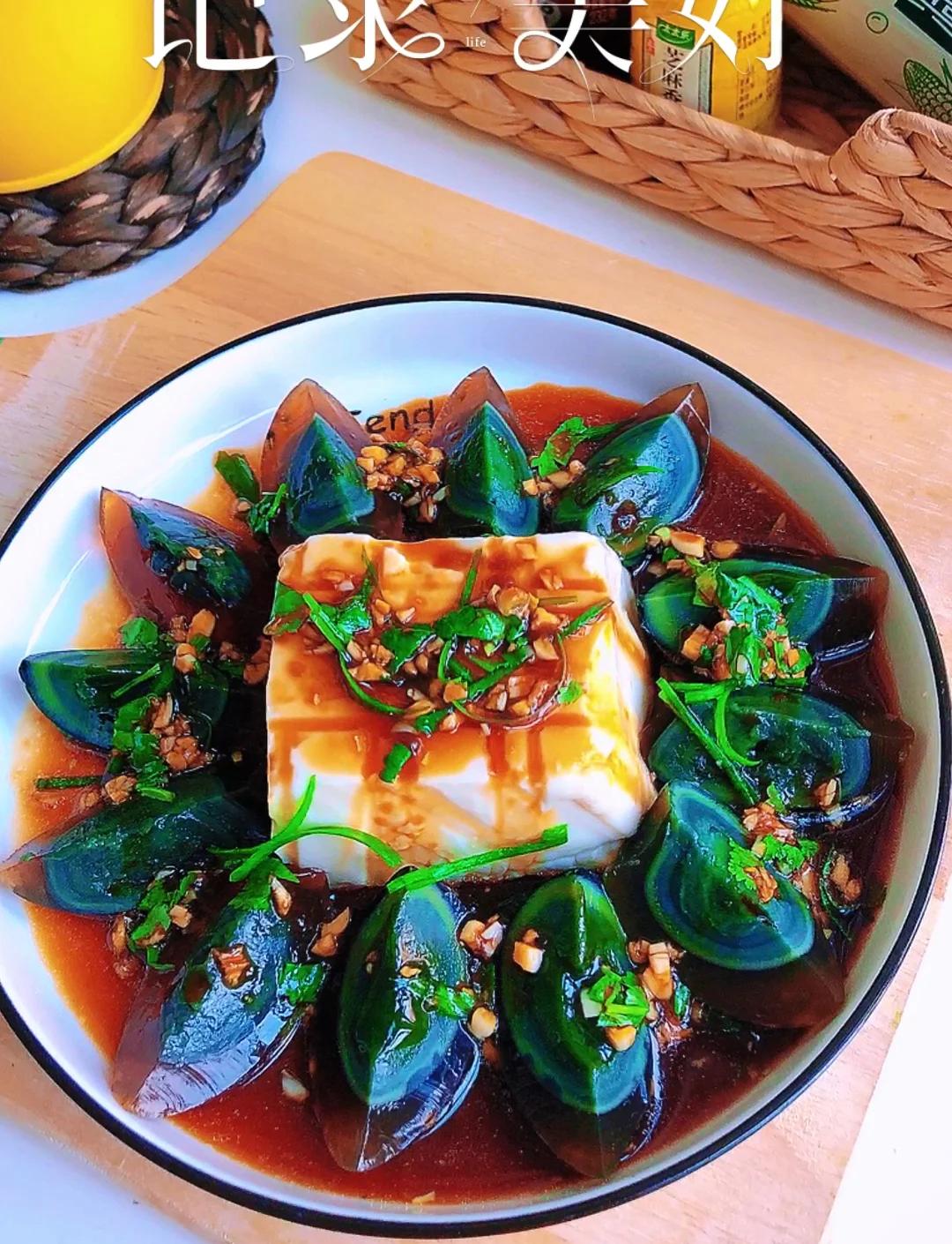 皮蛋日本豆腐凉菜(皮蛋豆腐用日本豆腐吗) 皮蛋日本豆腐凉菜(皮蛋豆腐用日本豆腐吗)