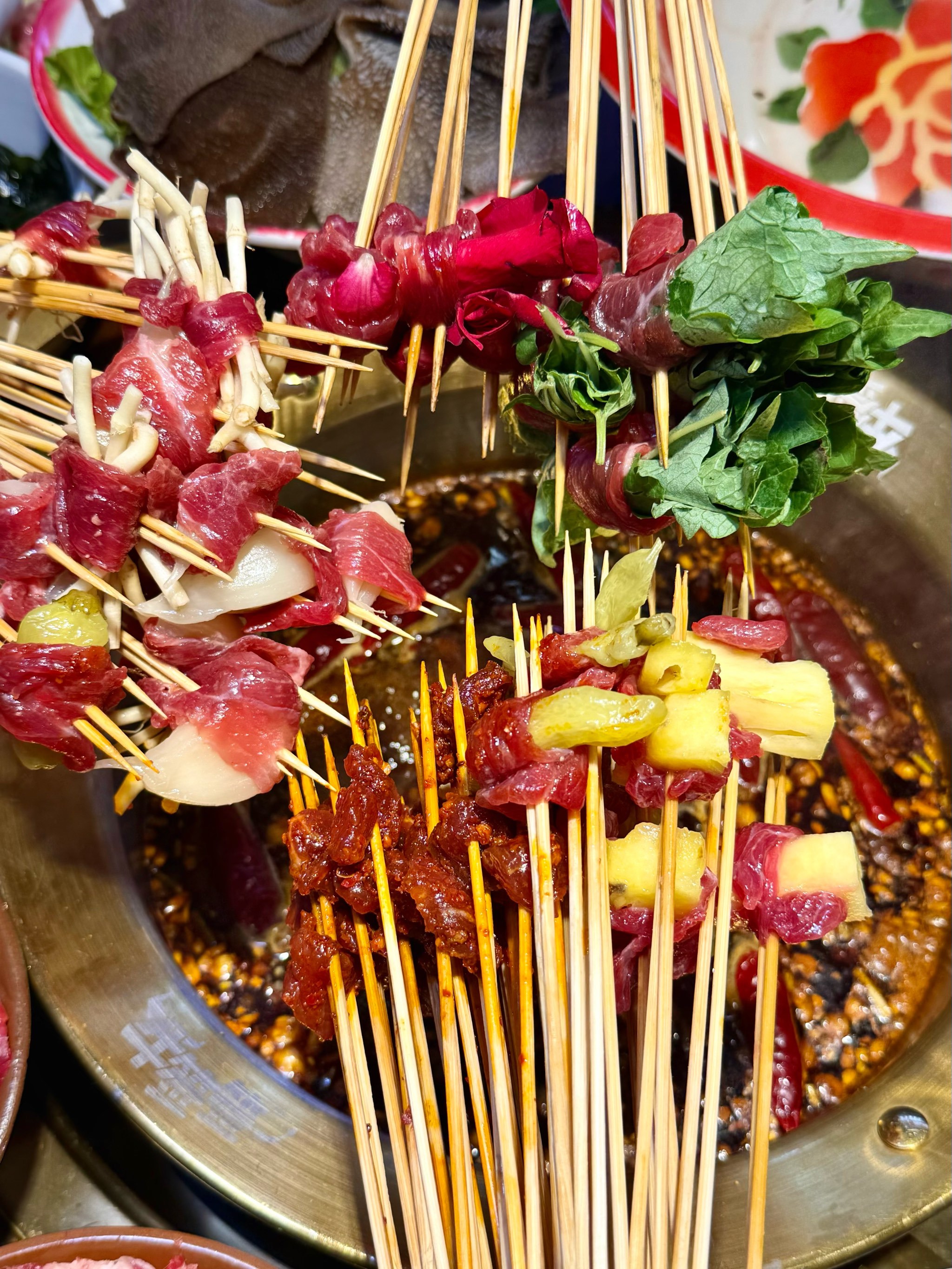 串串香的特色菜(串串香特色菜上灯箱) 串串香的特色菜(串串香特色菜上灯箱)