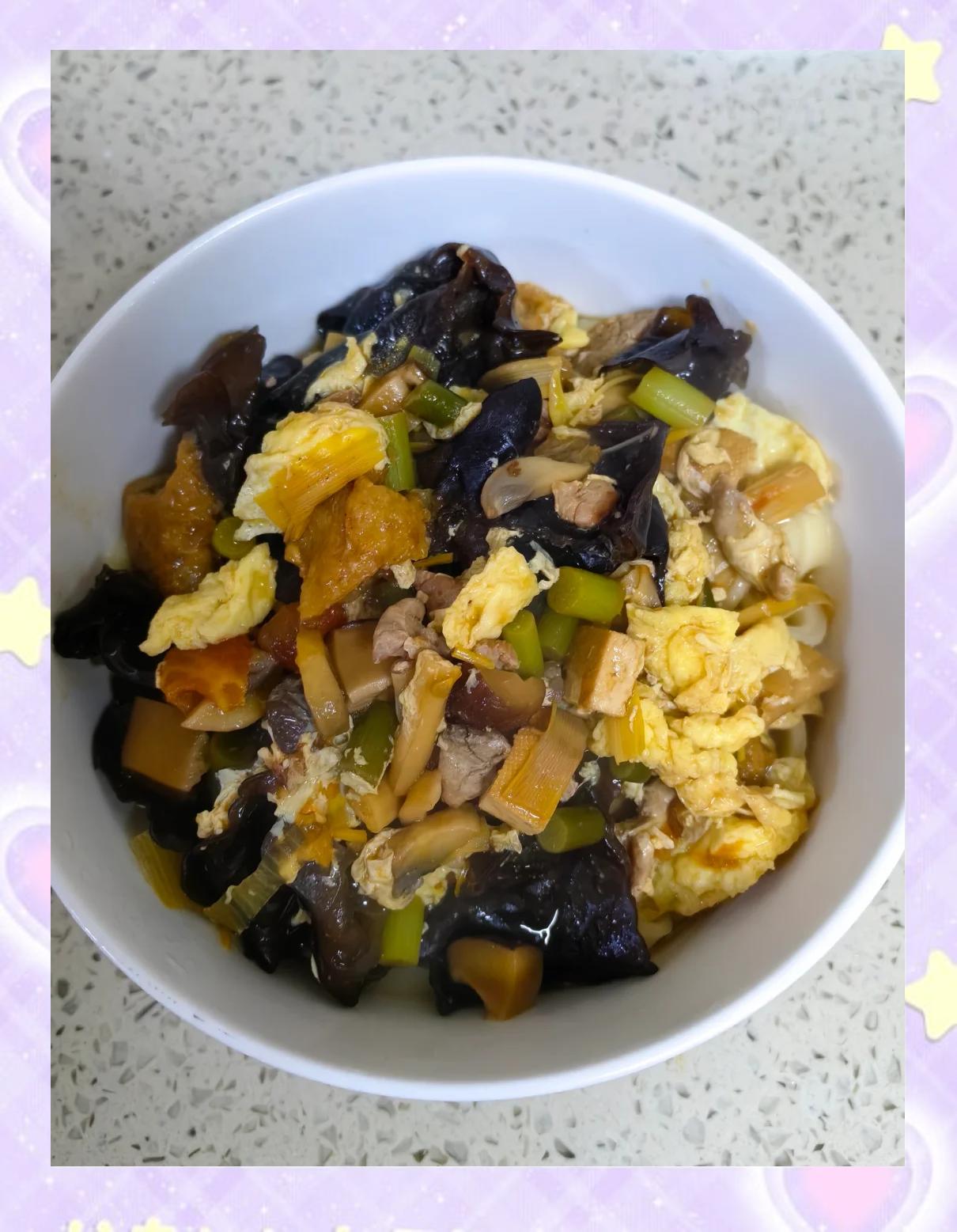 手擀面素菜卤子(手擀面条卤子做法大全) 手擀面素菜卤子(手擀面条卤子做法大全)