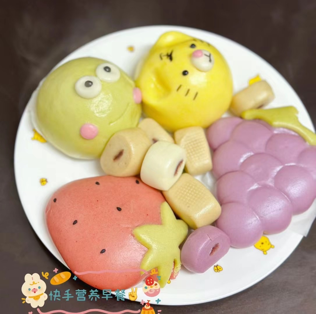 儿童美食小吃图(儿童美食绘画图片)