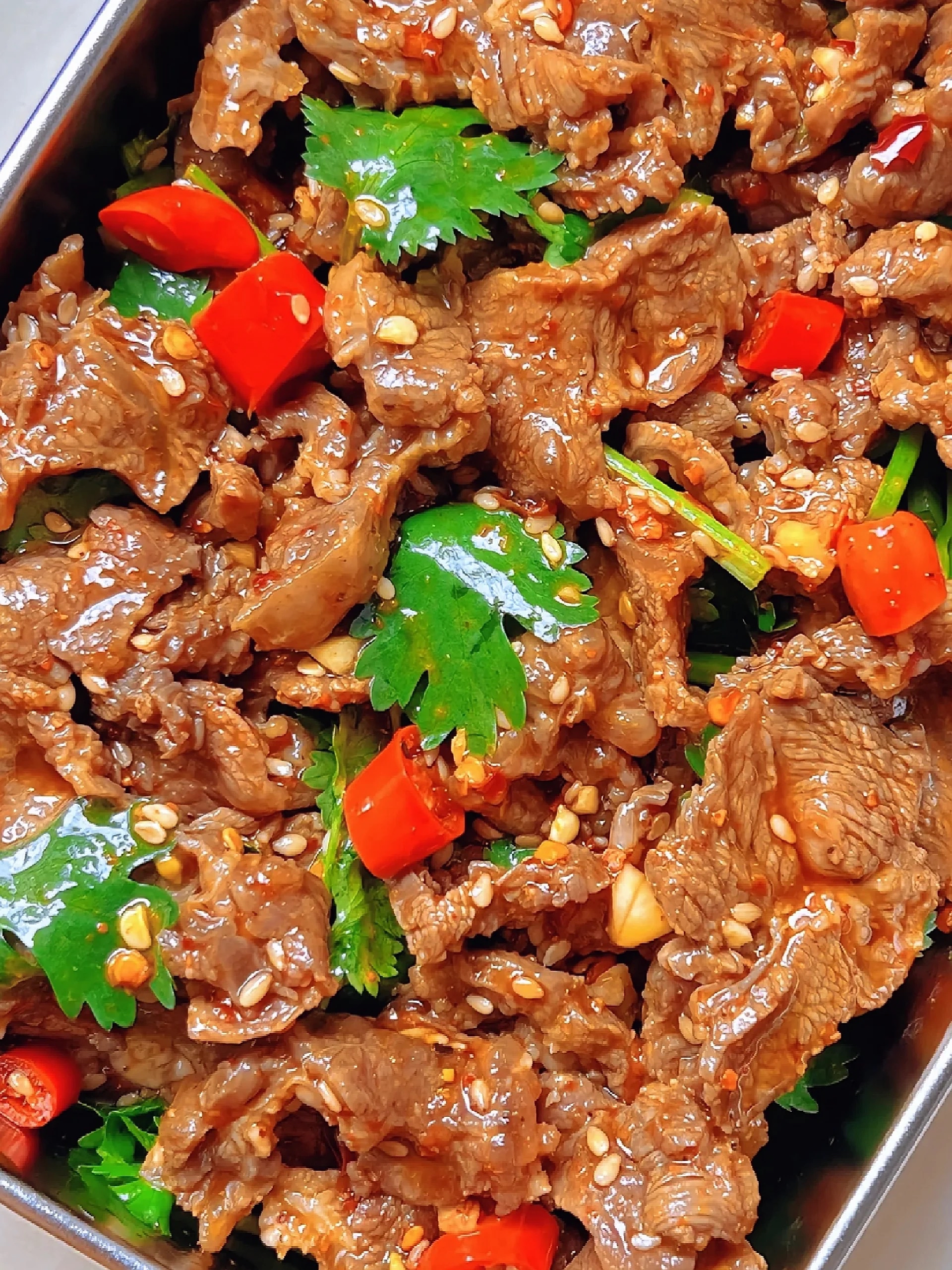 家常拌牛肉(牛肉的拌法) 家常拌牛肉(牛肉的拌法)