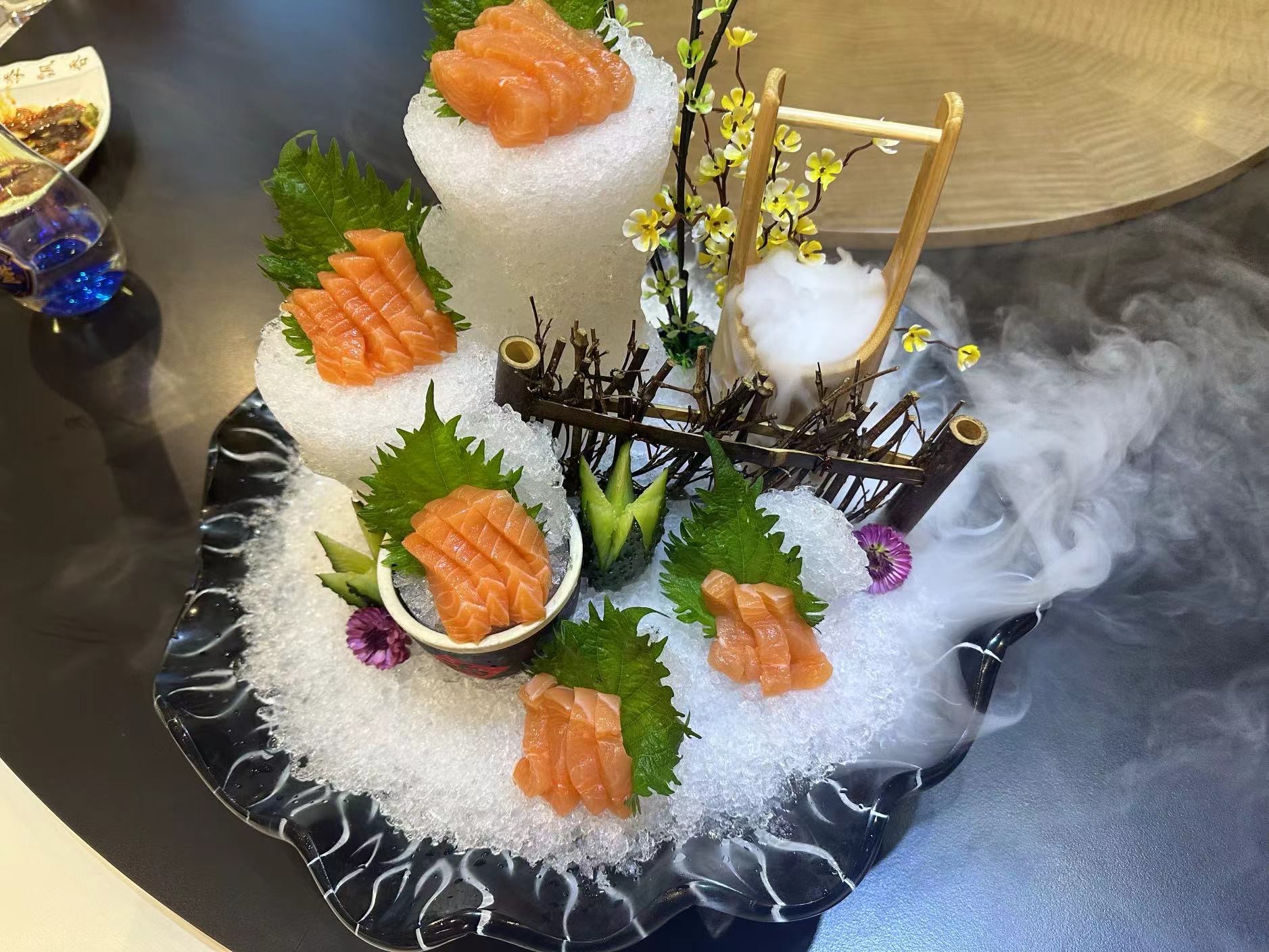 三文鱼摆盘家常(三文鱼摆盘教学) 三文鱼摆盘家常(三文鱼摆盘教学)