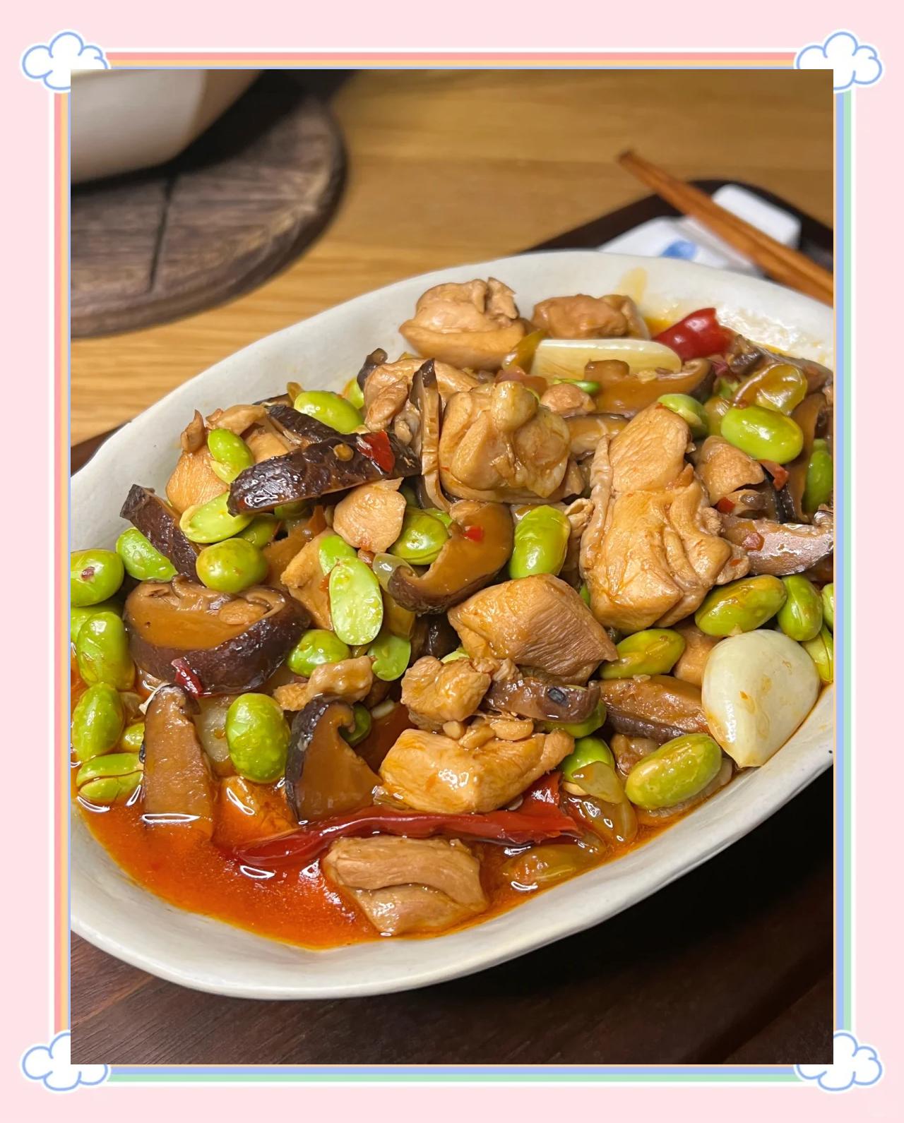 家常鸡炖黄豆(黄豆炖鸡子)