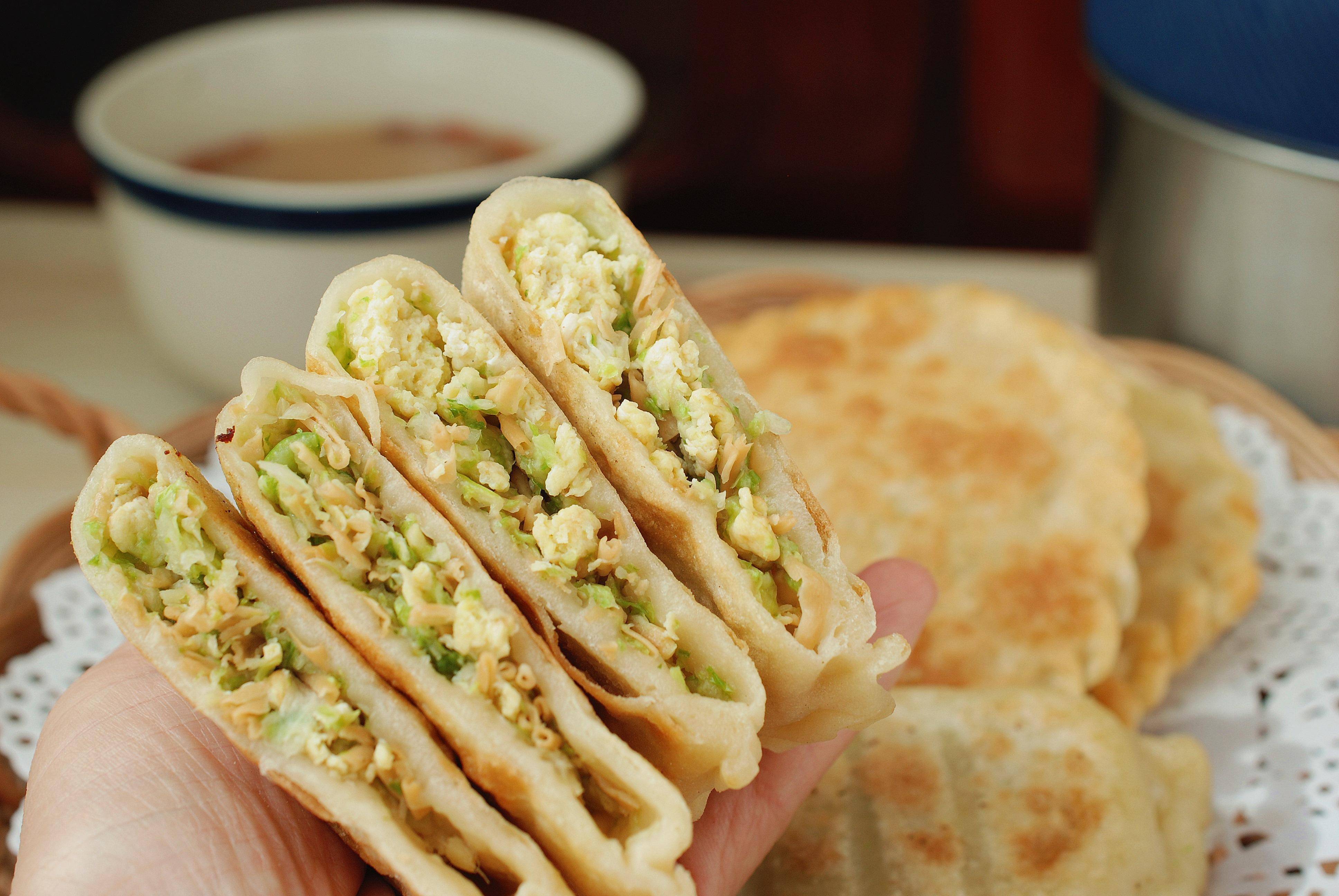 素菜馅饼的(素菜馅儿饼)