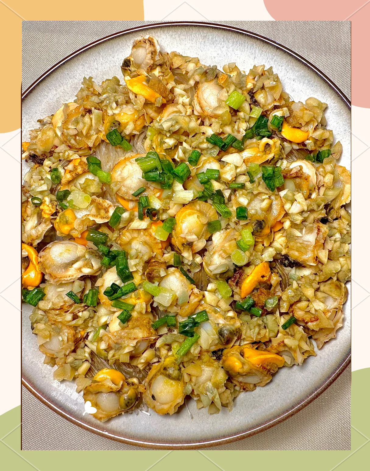 家常蒜蓉粉丝蒸扇贝(家庭版蒜蓉粉丝蒸扇贝)