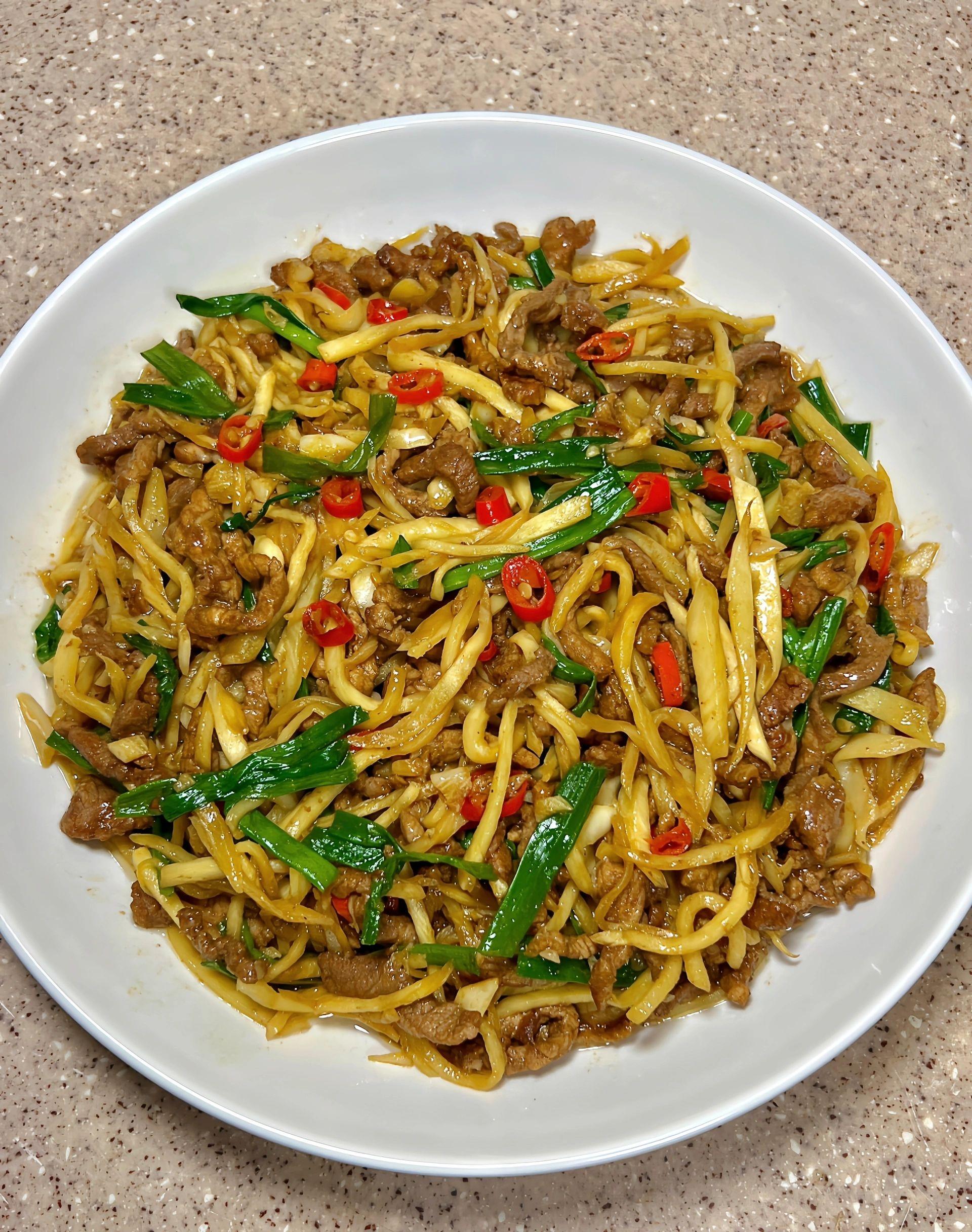 肉炒茭白的家常做法(肉炒茭白的家常做法窍门)