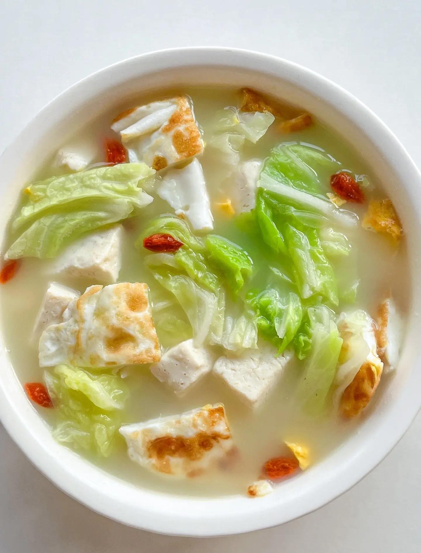 素菜豆腐汤图片(素菜豆腐馅的配方) 素菜豆腐汤图片(素菜豆腐馅的配方)