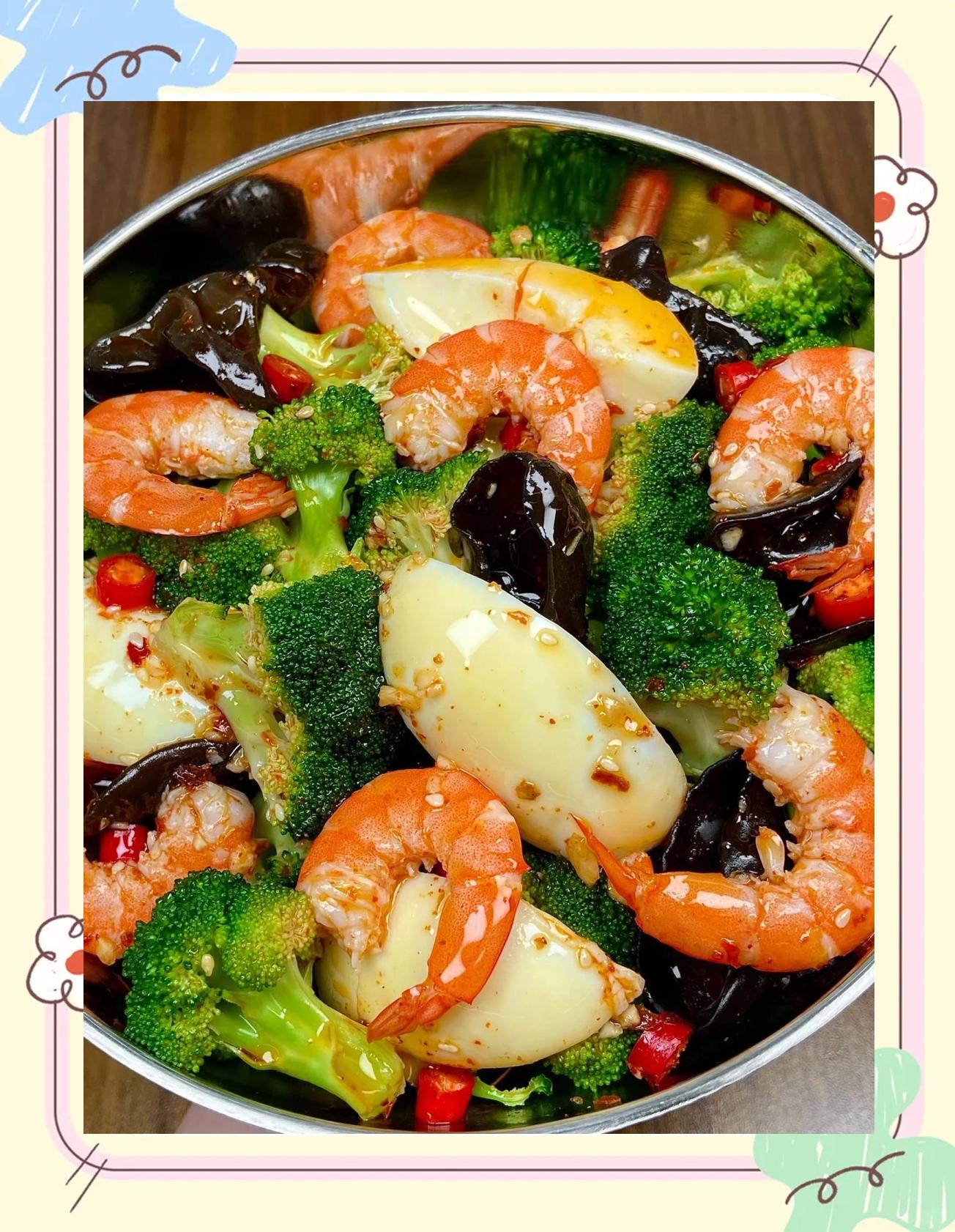 西兰花虾仁凉菜做法(西兰花虾仁的家常做法) 西兰花虾仁凉菜做法(西兰花虾仁的家常做法)