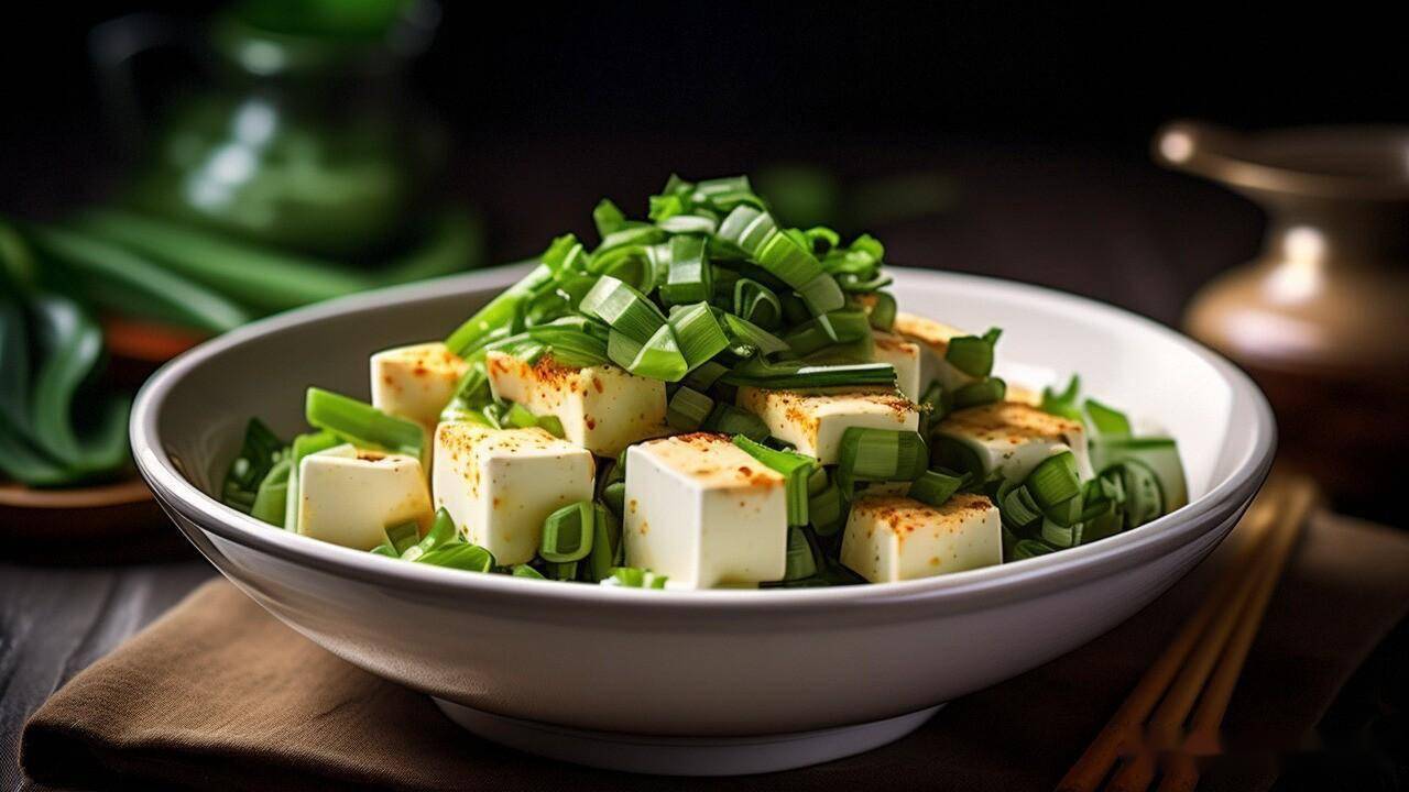 葱拌凉菜(凉拌葱叶的做法)