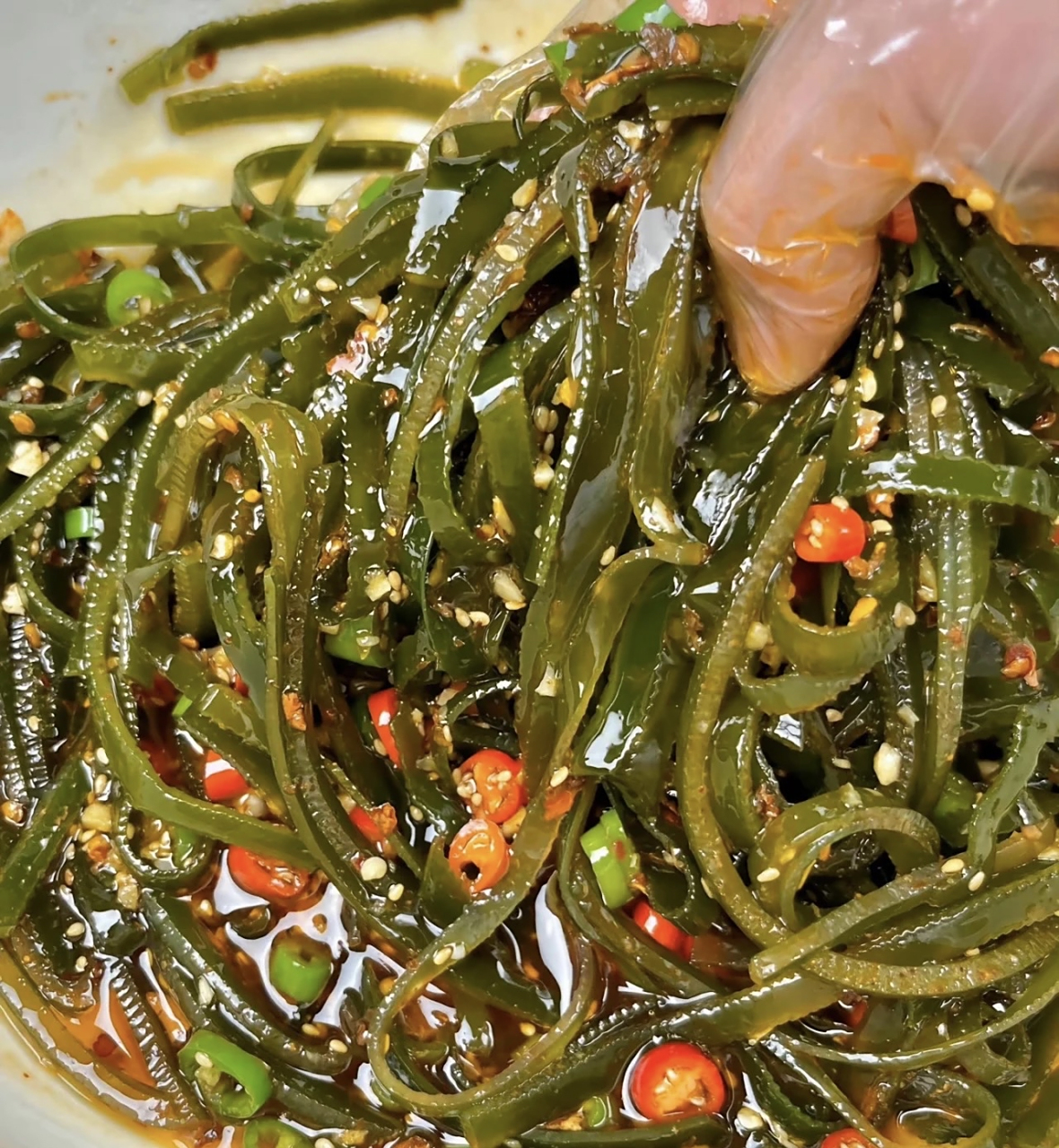 肉皮海带凉菜(肉皮炒海带做法视频) 肉皮海带凉菜(肉皮炒海带做法视频)