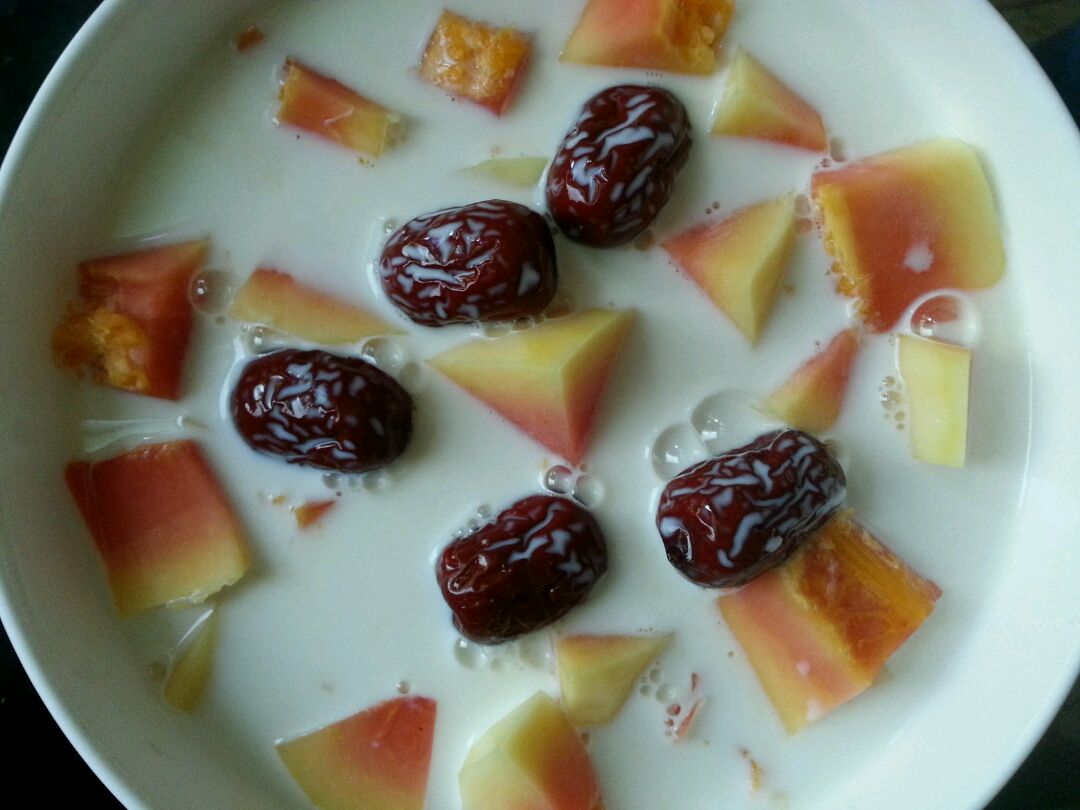 早餐木瓜酸奶(木瓜+酸奶)