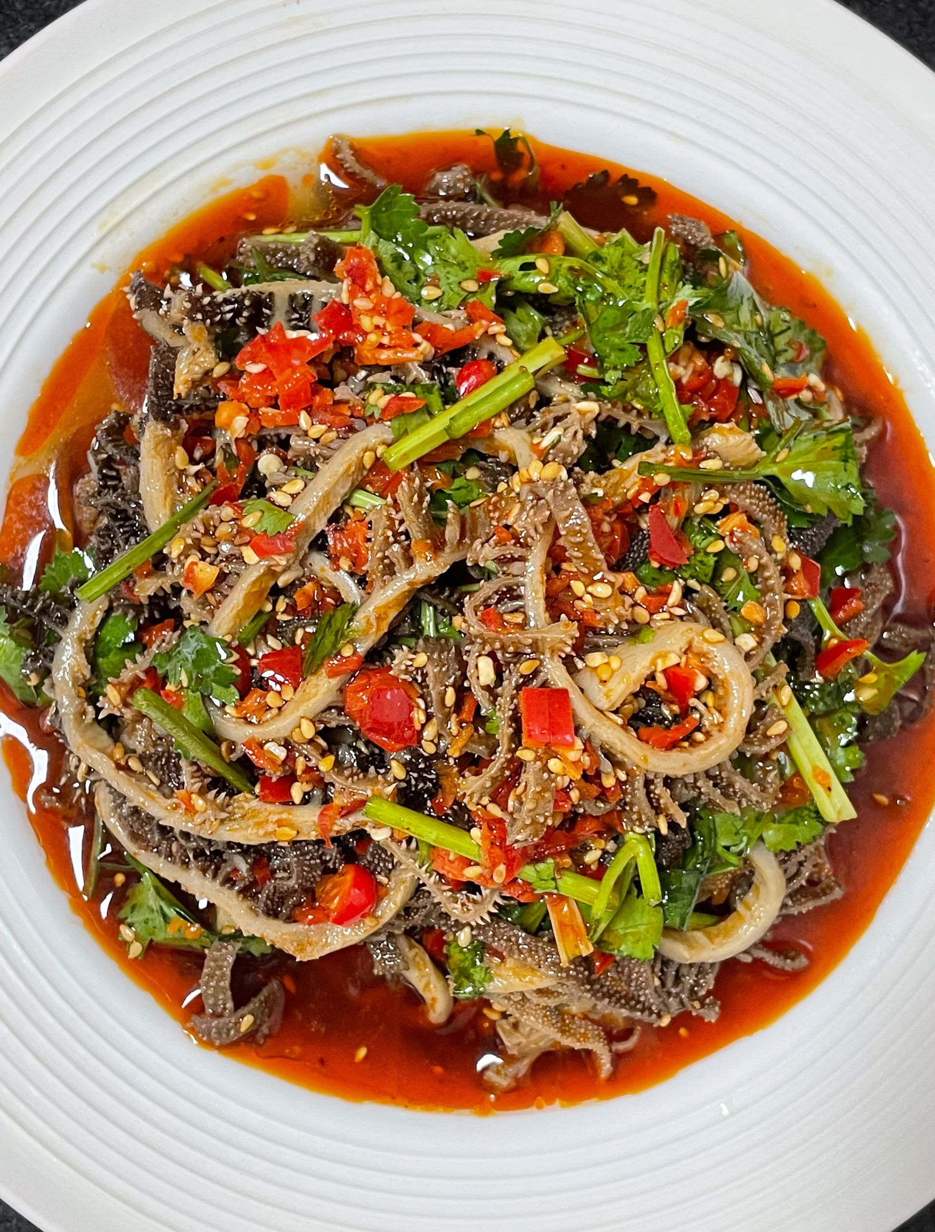 牛毛肚凉菜(牛毛肚怎么做菜)