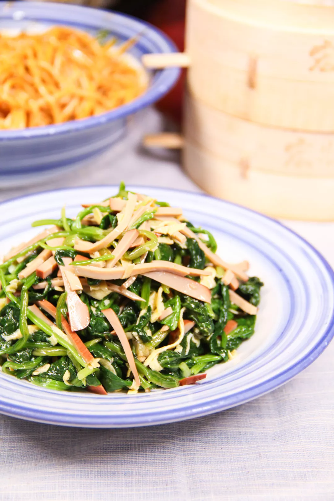 菜心鸡蛋干凉菜(袋装鸡蛋干怎么做好吃)