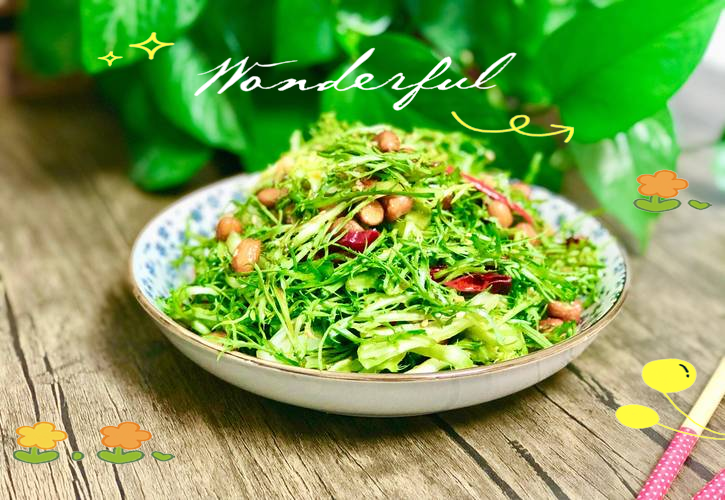 加上馓子的凉菜(凉菜肉汆子的做法)