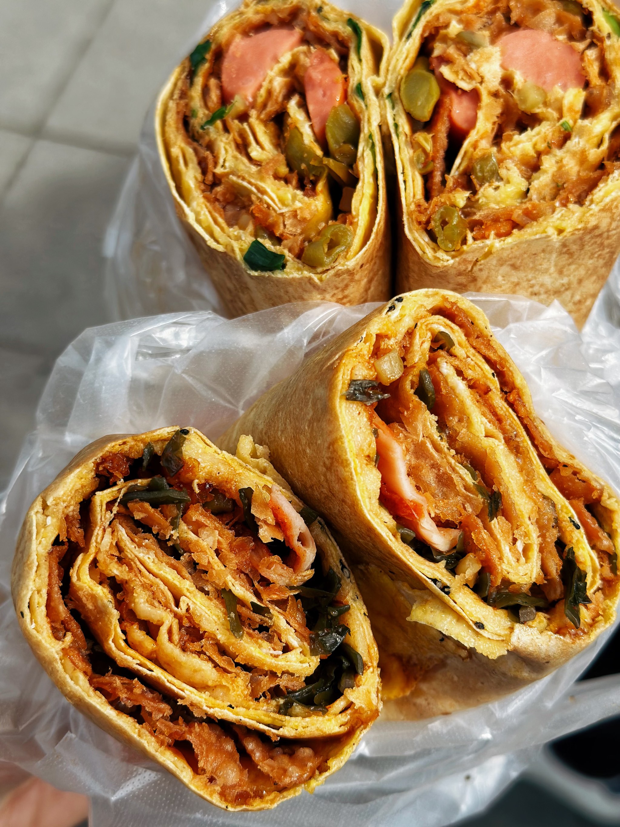 煎饼果子图片小吃(煎饼果子图片大全集)