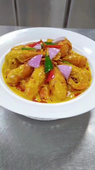 关于家常咖喱虾的做法的信息