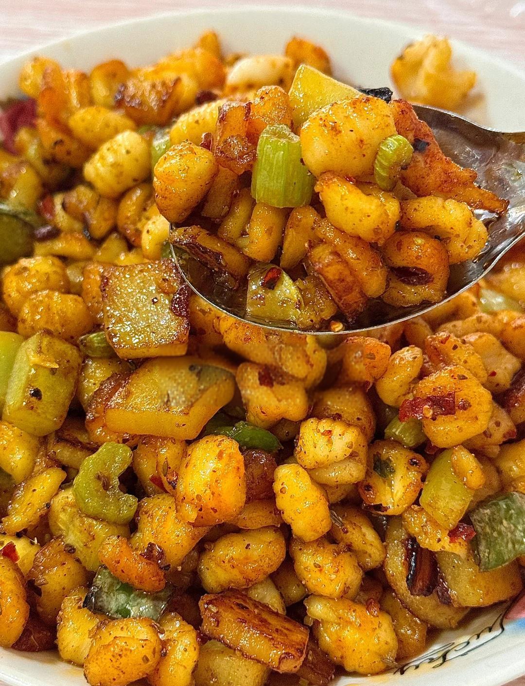 麻食的家常配菜(麻食的做法和配方)