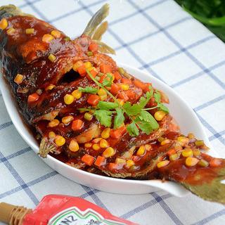 凉菜糖醋小炸鱼(小鱼炸之后糖醋小鱼)