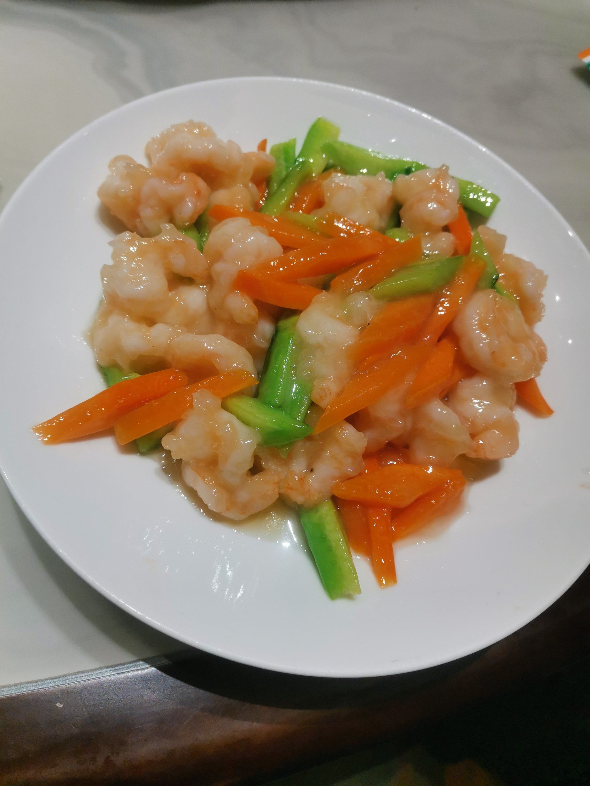 香葱拌虾仁凉菜(香葱虾仁的做法大全)