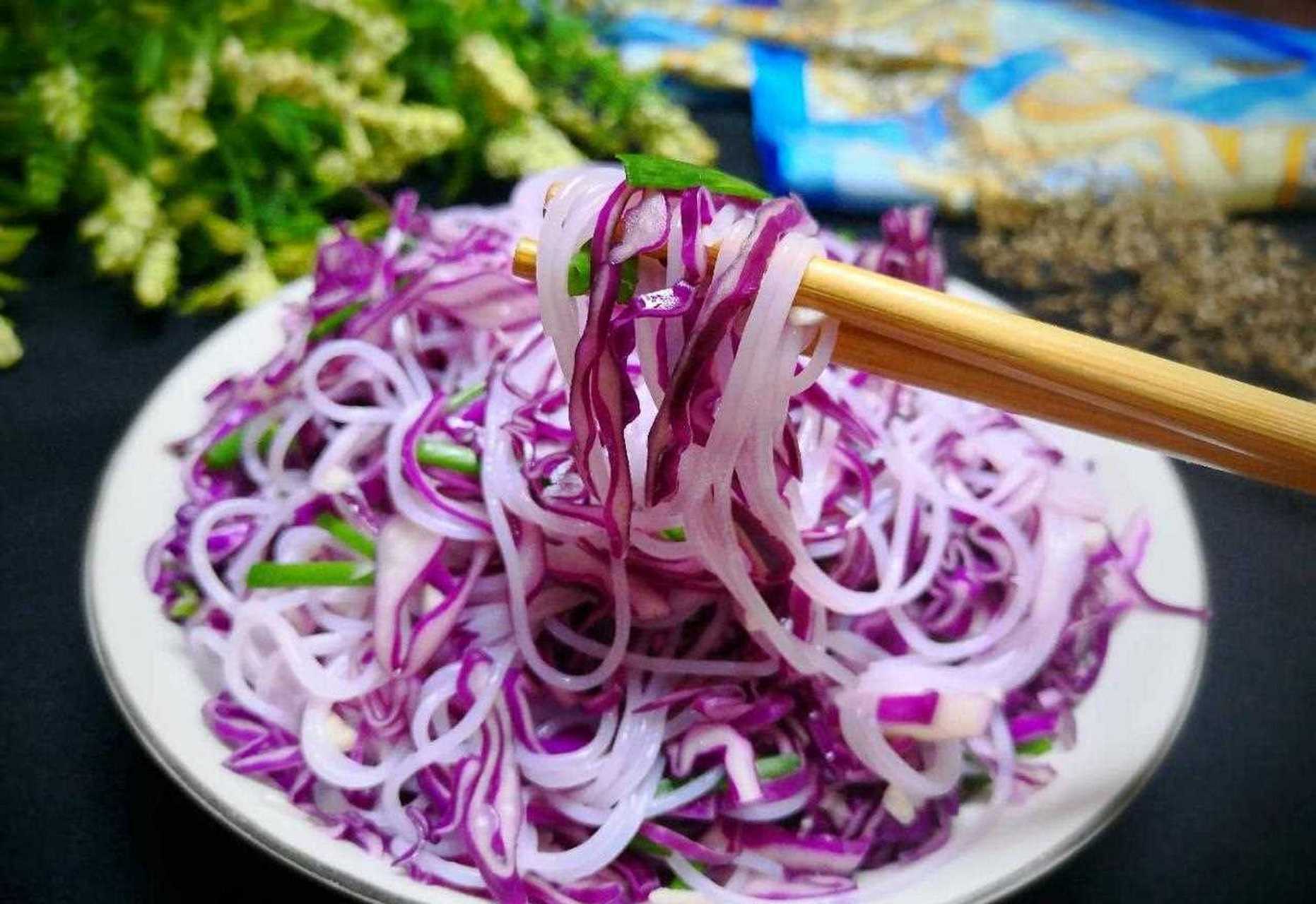 甘蓝粉丝凉菜(甘蓝丝炒粉)