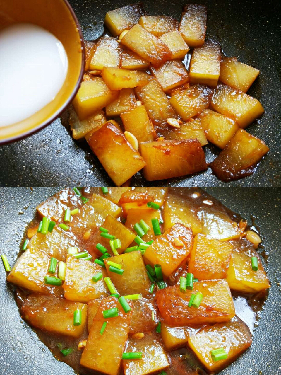 素菜冬瓜炒红萝卜(素炒冬瓜胡萝卜)