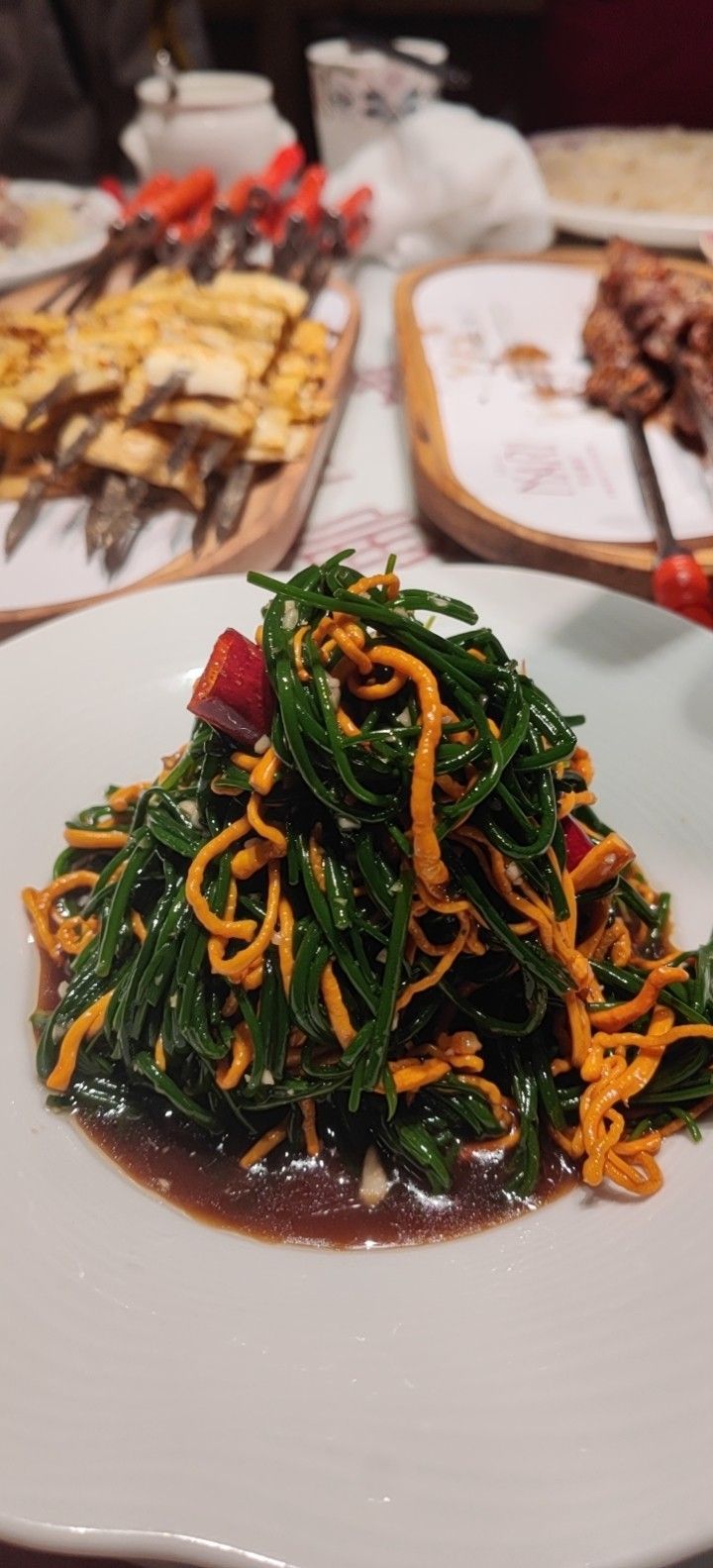 沙葱拌什么凉菜好吃(沙葱跟什么一起凉拌好吃)