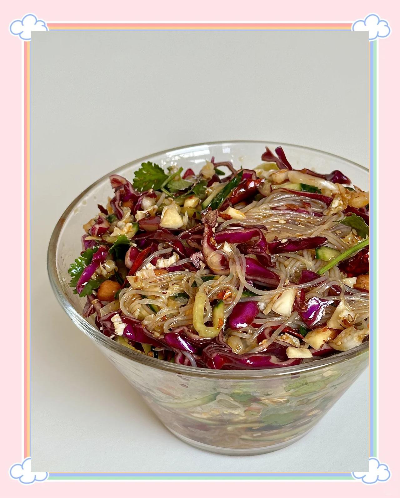 生菜和紫甘蓝的凉菜(生菜和紫甘蓝可以生吃吗)