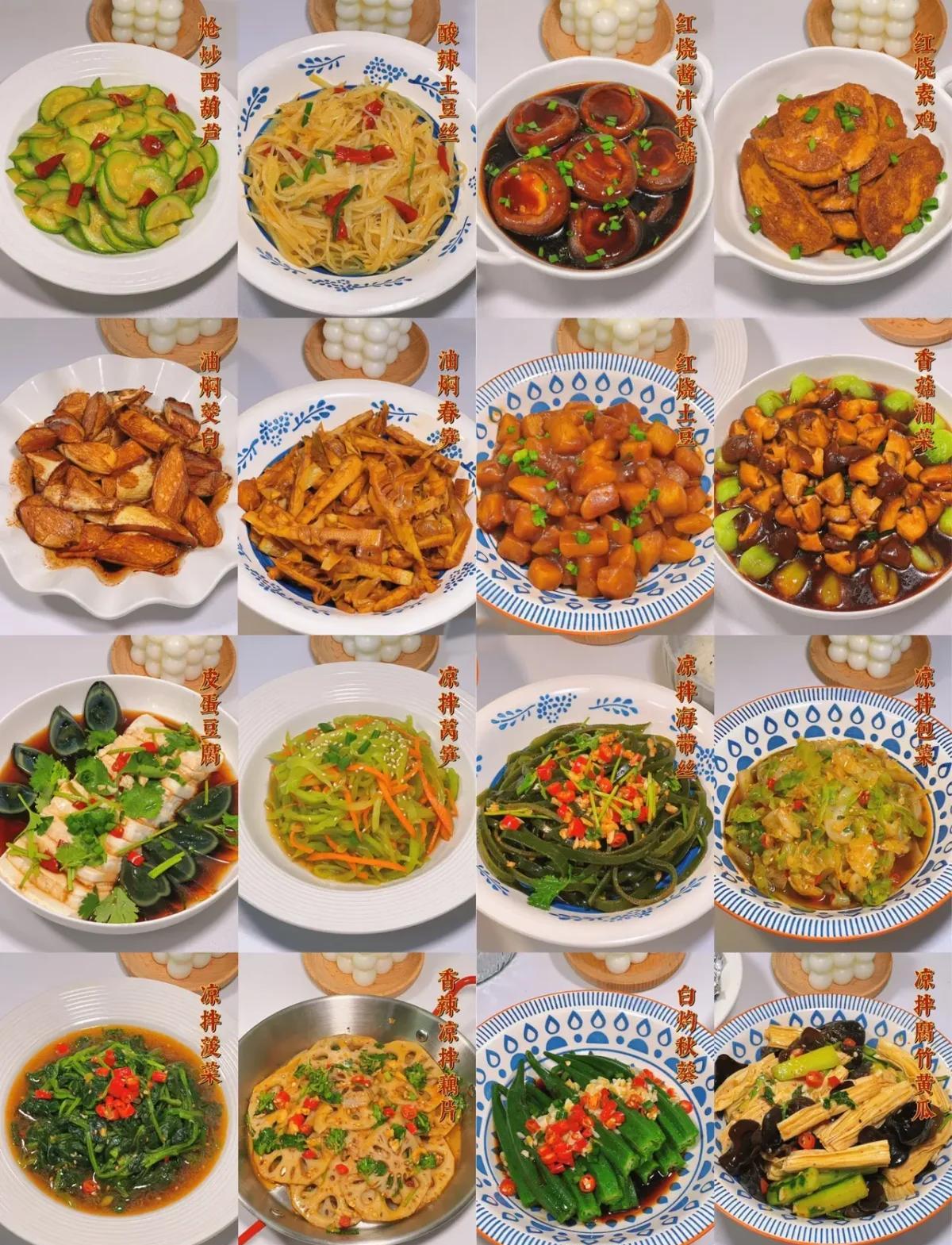 素菜做法做法大全家常菜(素菜做法大全集)