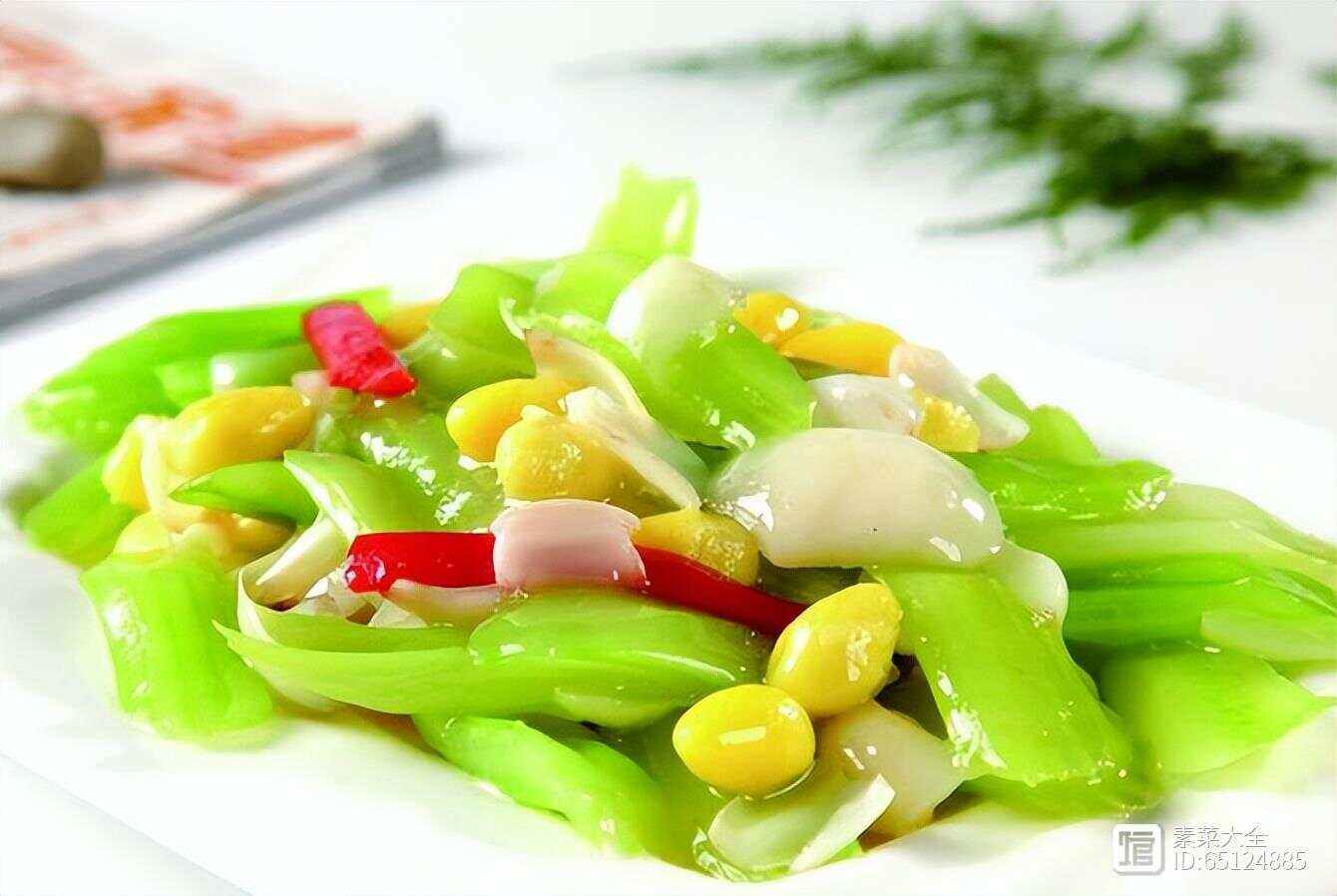 西芹炒什么好吃素菜(西芹炒菜大全)