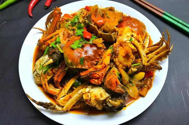 特色香辣蟹图片大全(香辣蟹口味特点)