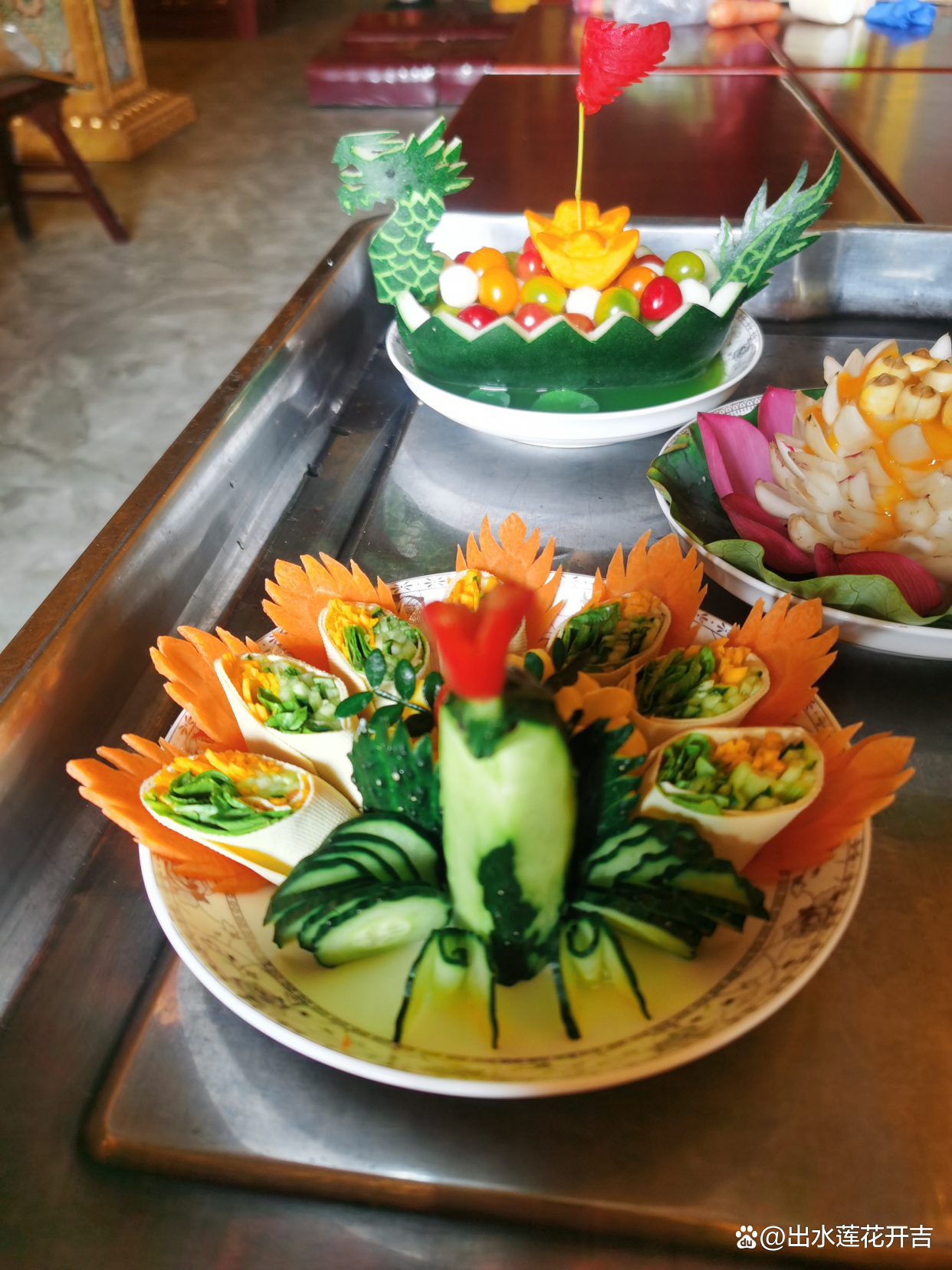 春节供佛素菜盘装图片(春节供品都摆什么水果)