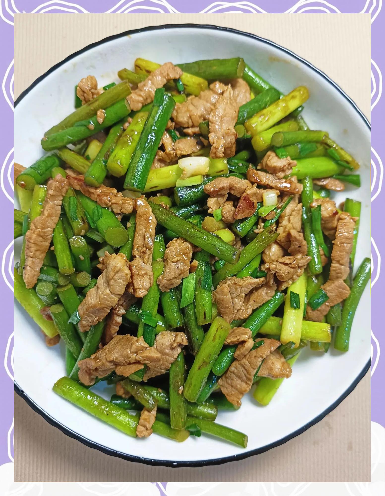 蒜苔素菜炒什么(蒜苔素炒的做法大全)