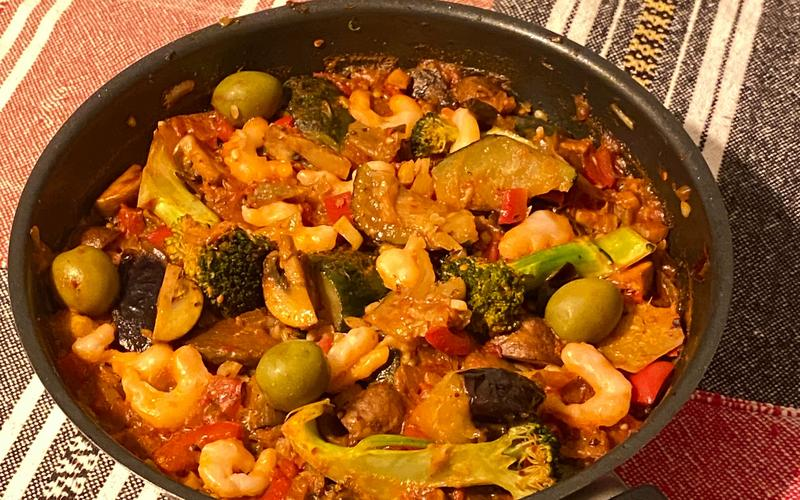 西班牙素菜烩饭(西班牙杂烩菜饭) 西班牙素菜烩饭(西班牙杂烩菜饭)