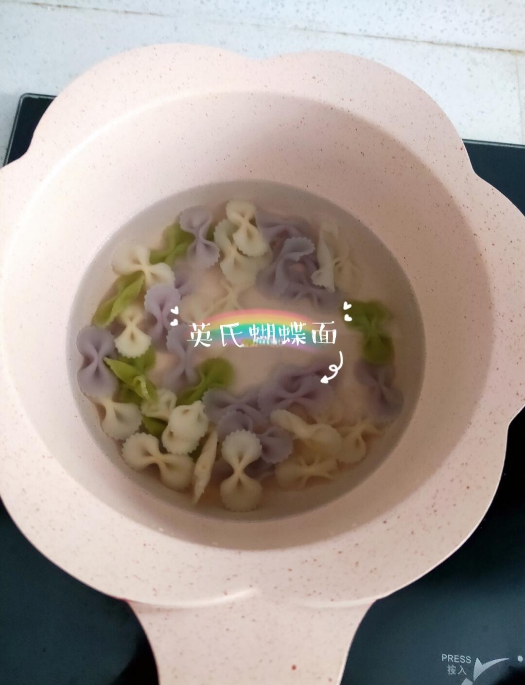 早餐蝴蝶面做法(蝴蝶面做法视频教程)