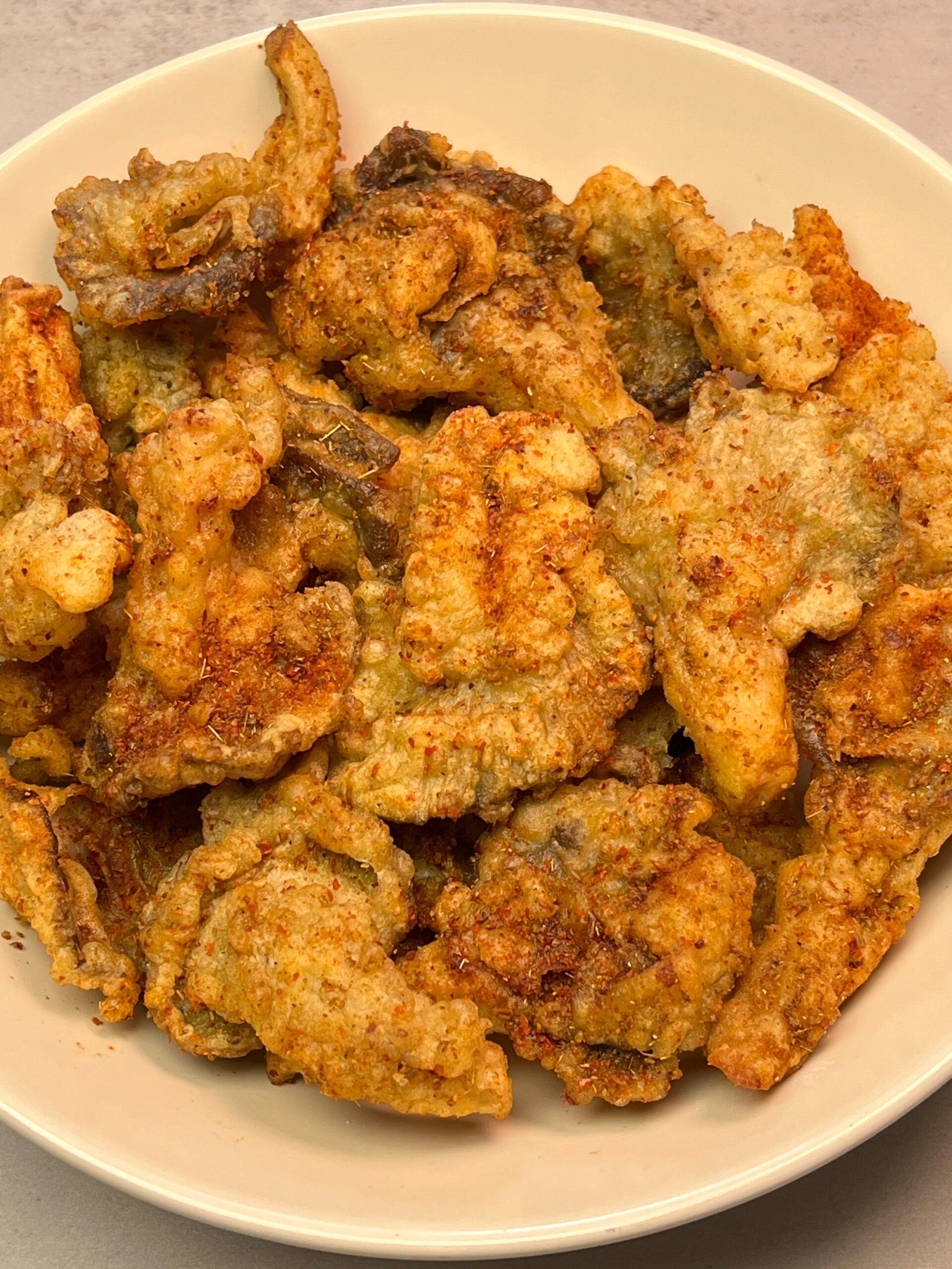 家常炸蘑菇(蘑菇咋炸好吃又简单)