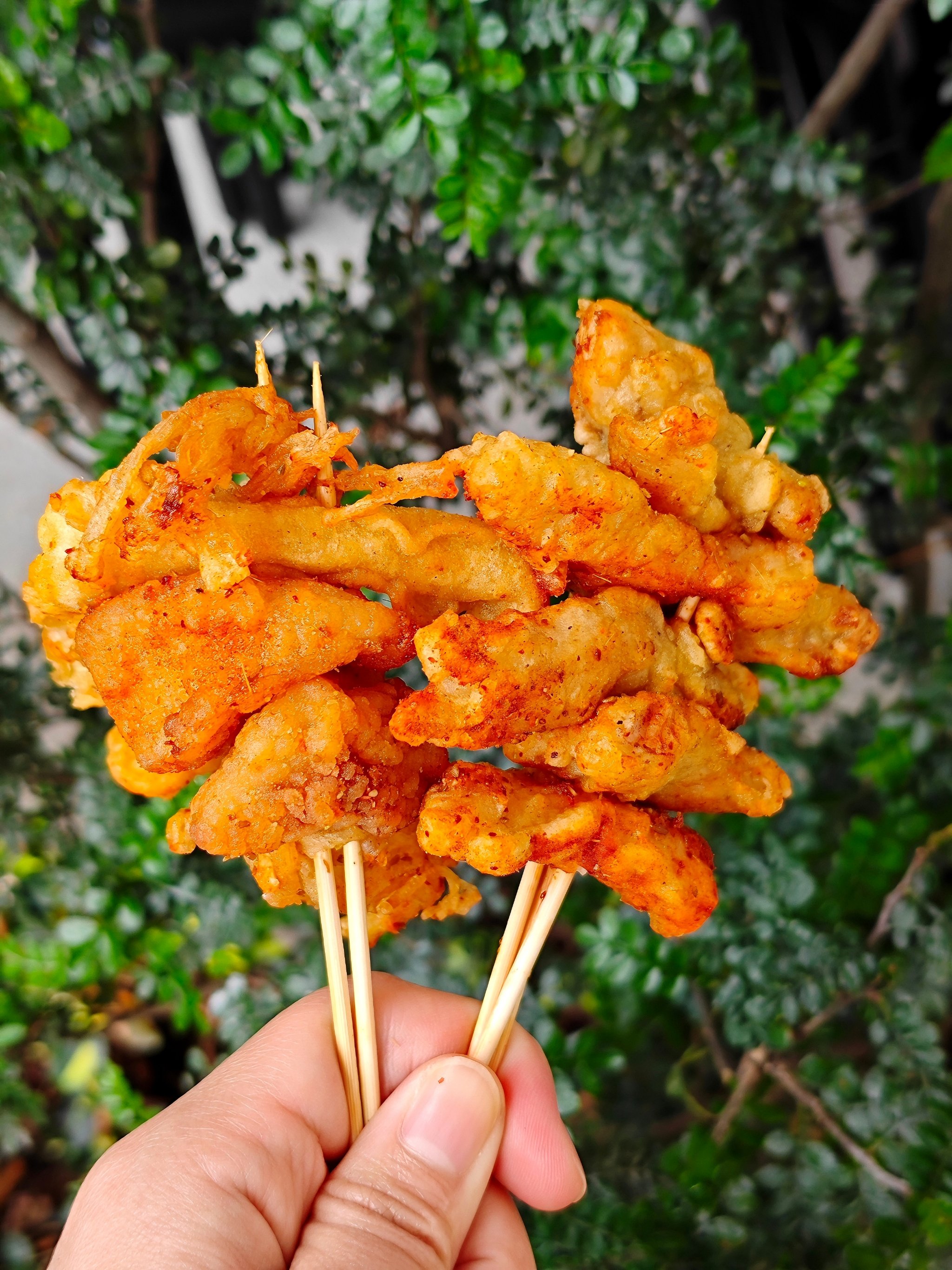 家常炸蘑菇(蘑菇咋炸好吃又简单)