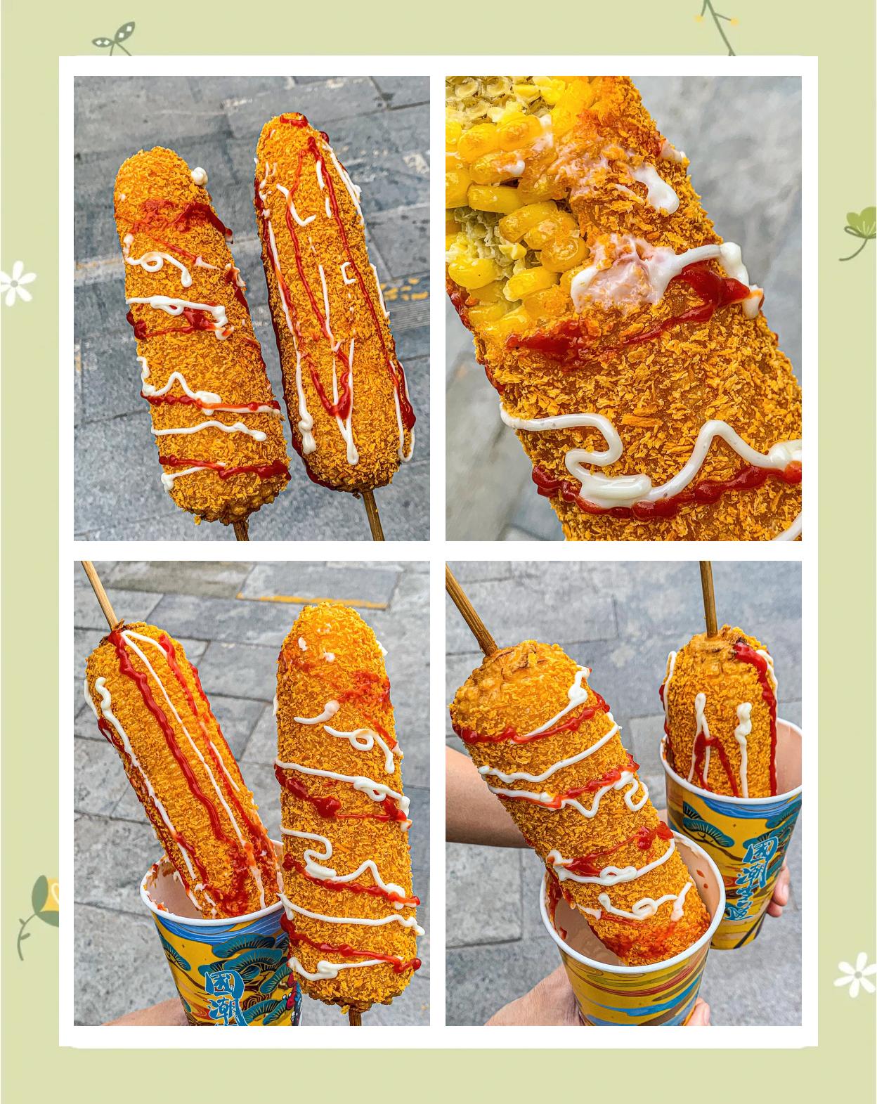 包含脆皮玉米小吃车怎么做的词条