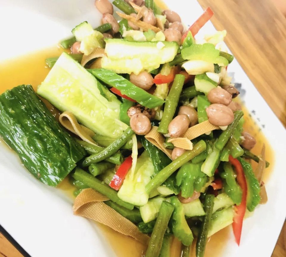 凉菜素拼盘图片(凉菜素拼盘图片大全大图)