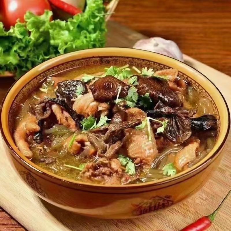 用松蘑白菜炖素菜(松蘑炖白菜的家常做法)